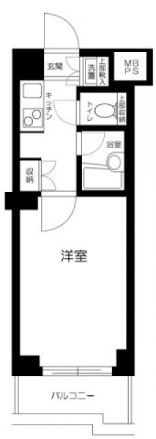 ルーブル神楽坂弐番館の間取り図