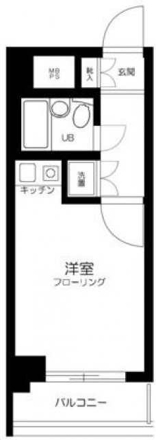 ライオンズマンション中野東の間取り図