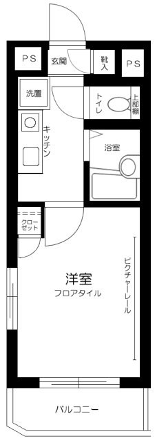 スカイコート新宿落合第6の間取り図