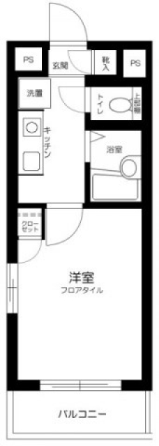 スカイコート新宿落合第6の間取り図