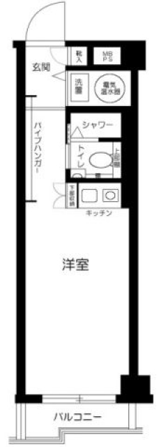 バルミー六本木の間取り図