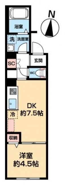 ＮＥＸＡＳ ＥＢＡＲＡの間取り図