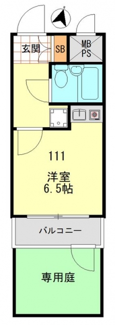 ライオンズマンション荏原中延の間取り図