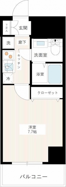 MAXIV一之江の間取り図