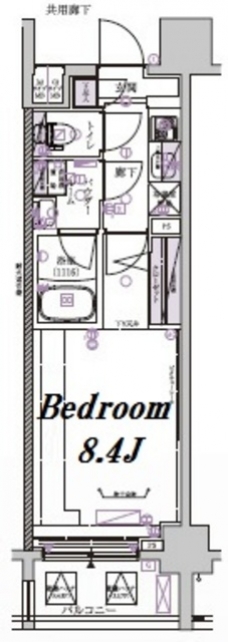 メインステージ菊川IIの間取り図