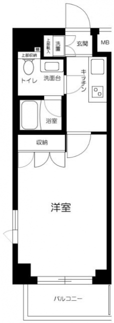 ルーブル学芸大学七番館の間取り図