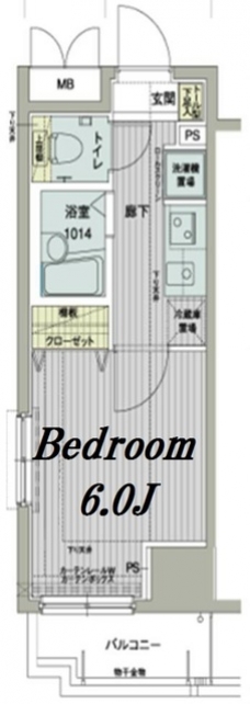 メインステージ西新宿の間取り図