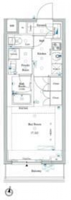アクサスレジデンス外苑の間取り図