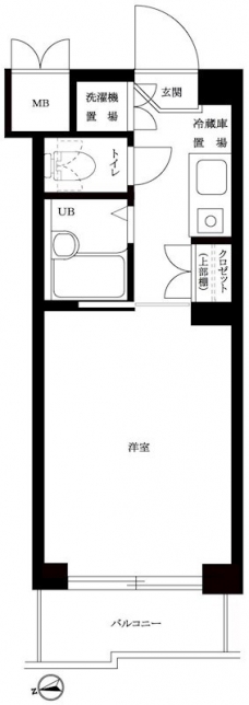 ルーブル世田谷の間取り図