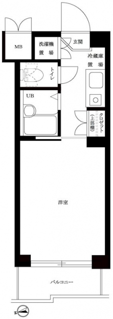 ルーブル世田谷の間取り図