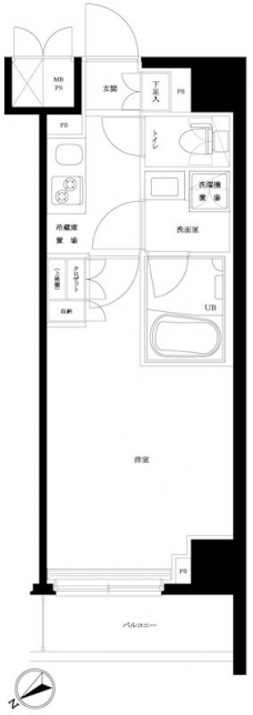 ルーブル板橋東新町弐番館の間取り図