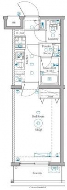 DIPS明大前の間取り図