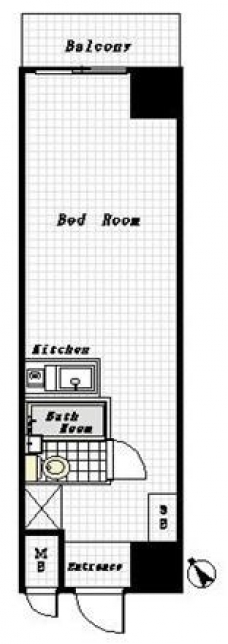 日神プラザ中目黒の間取り図