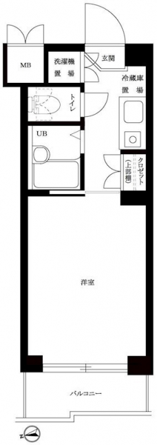 ルーブル世田谷の間取り図