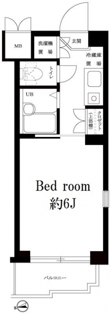 ルーブル世田谷の間取り図