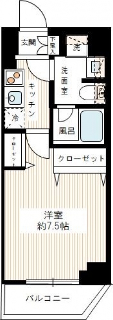 ＲＥＡＬＩＺＥ蒲田IIの間取り図
