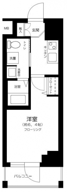 アクサス大塚の間取り図
