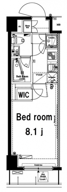 アクサス墨田アジールコートの間取り図