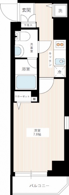 マキシヴ蒲田の間取り図