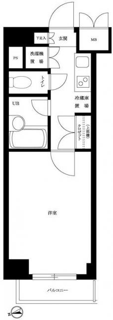 ルーブル渋谷松濤の間取り図