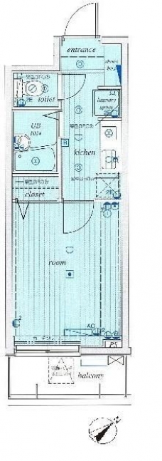ミリオンステージ吉祥寺の間取り図
