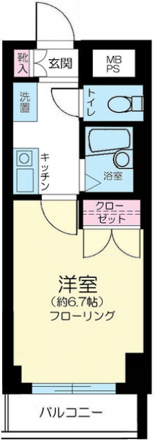 ロイヤルアメニティー巣鴨の間取り図