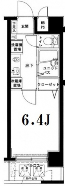 メインステージ巣鴨の間取り図