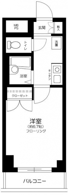 ロイヤルアメニティー巣鴨の間取り図