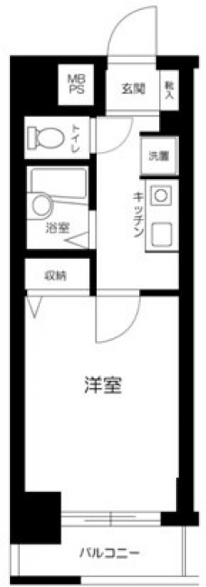 メインステージ巣鴨の間取り図