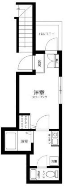 MELDIA松島四丁目の間取り図