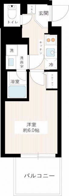 ルクシェール青砥の間取り図