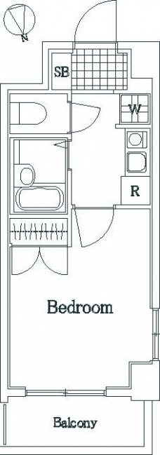ジュエル西荻窪の間取り図
