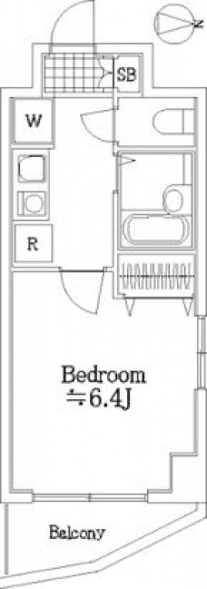 メインステージ南麻布の間取り図