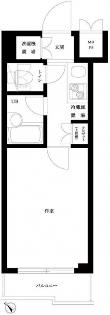ルーブル荻窪の間取り図