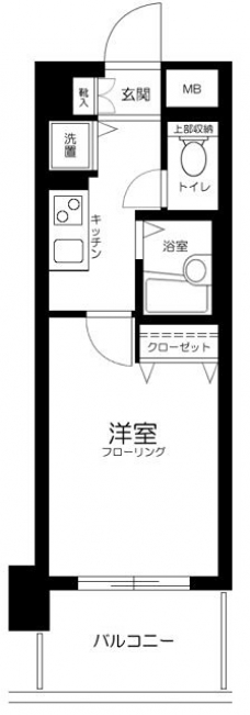 アヴァンツァーレ新宿ピアチェーレの間取り図