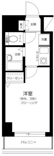 菱和パレス明大前壱番館の間取り図