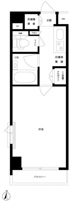 ルーブル豊島千川の間取り図