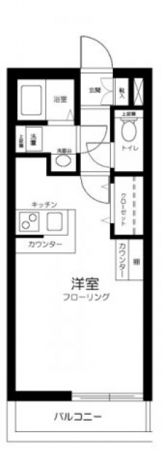 リキュー王子神谷の間取り図