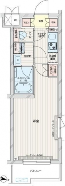 ルーブル練馬赤塚の間取り図
