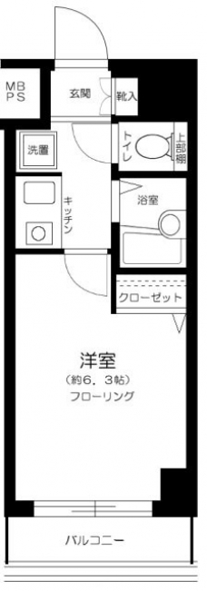 菱和パレス明大前壱番館の間取り図
