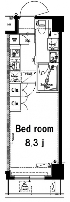アクサス墨田アジールコートの間取り図