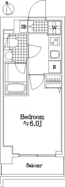 アプレシティ桜上水の間取り図