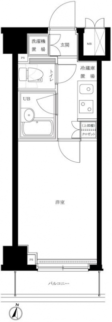 ルーブル大島の間取り図