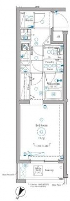 DIPS明大前の間取り図