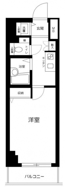 トーシンフェニックス方南町弐番館の間取り図