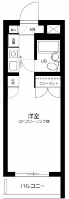 モビーレ等々力の間取り図