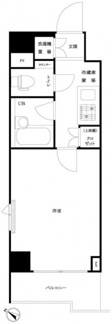 ルーブル大森山王弐番館の間取り図