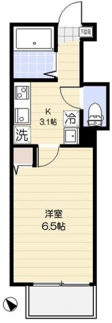 サザンフロント常盤台の間取り図