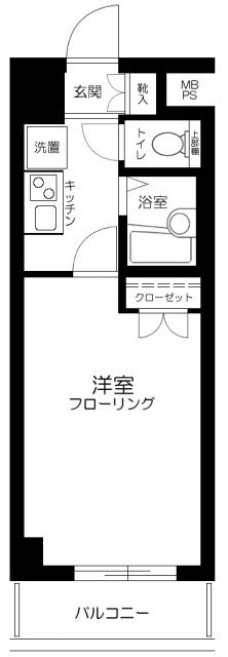 クレアシオン南大塚の間取り図