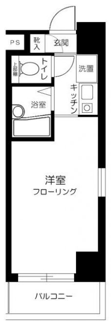 スカイコート中野の間取り図